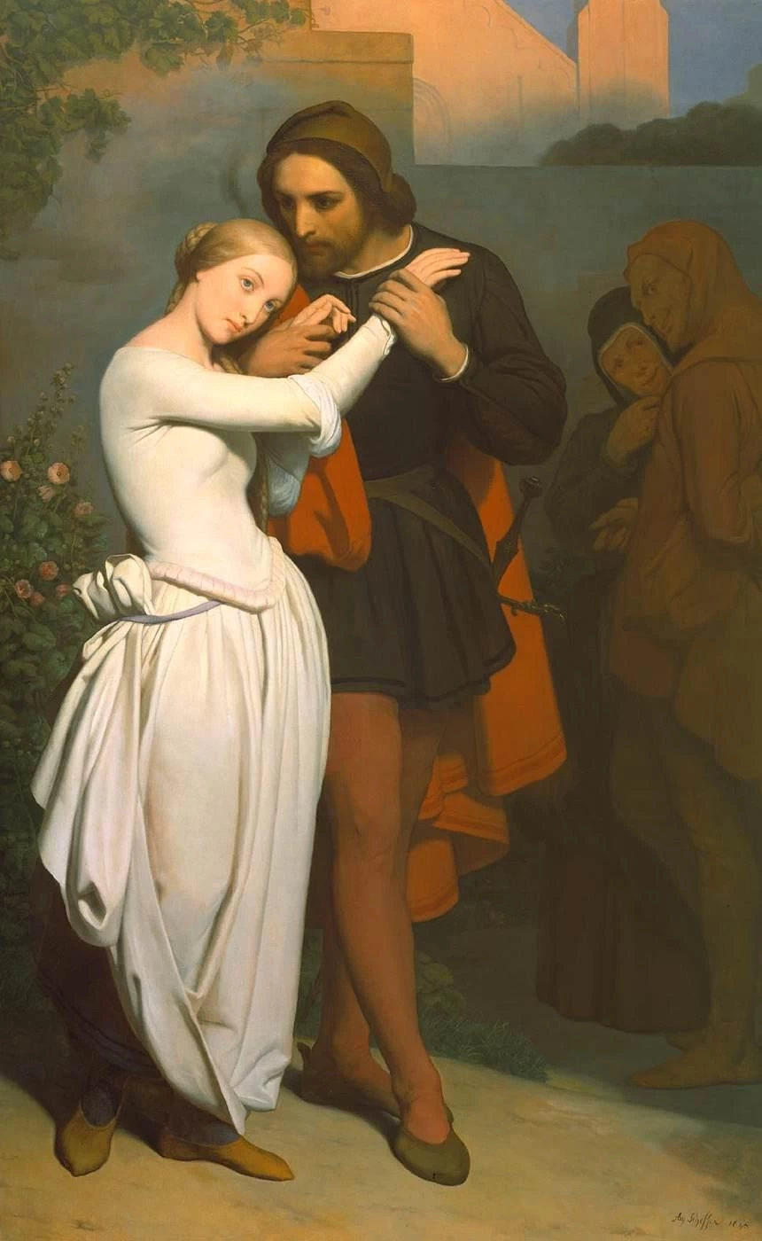 Faust e Margherita nel giardino